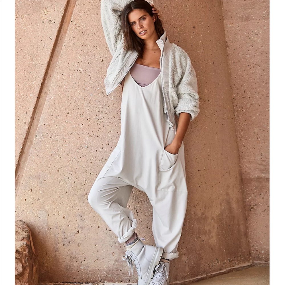 FreePeople Hot Shot Onesie Green Smoke